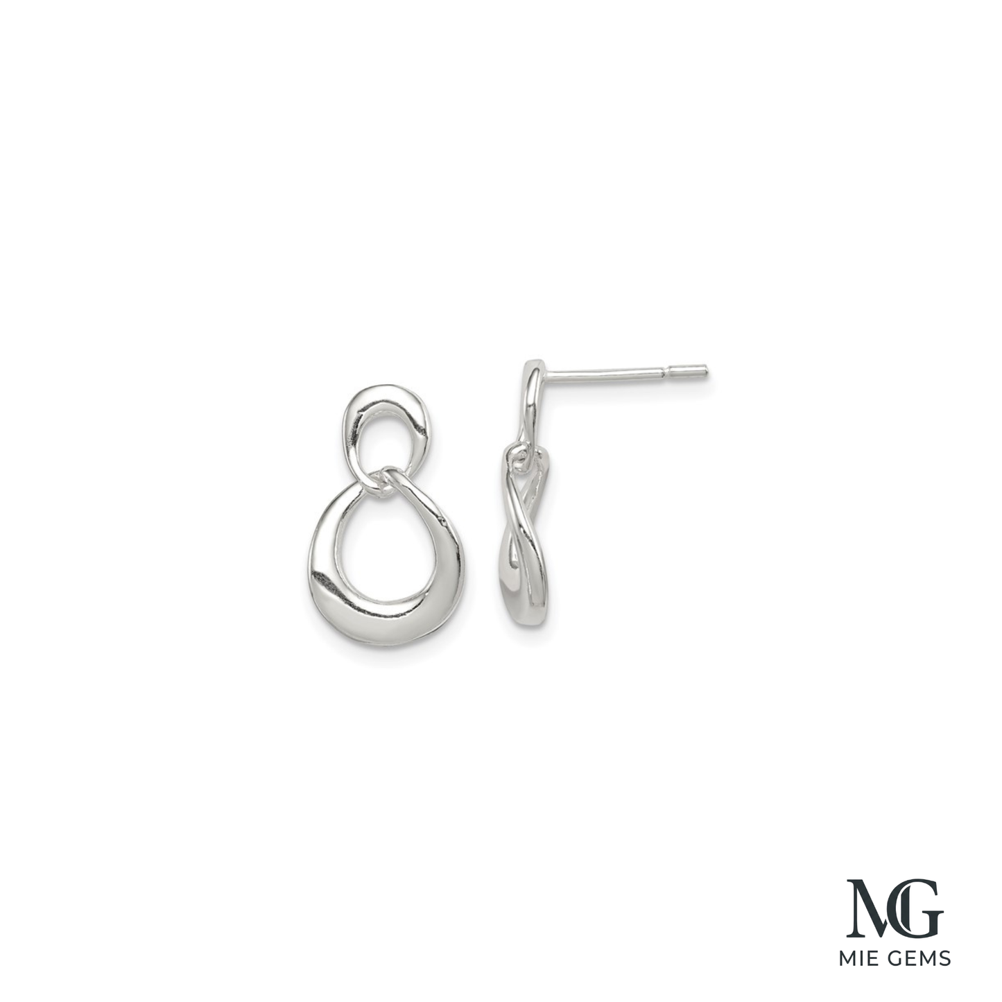 Chic Argenté Hoops