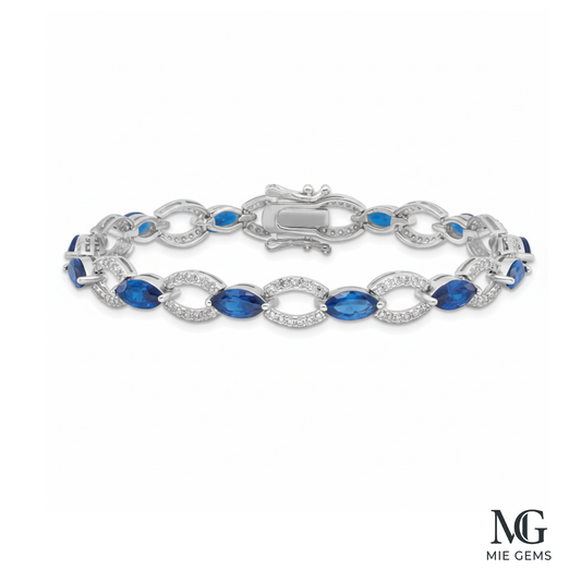 Éclat d'Azur Sapphire Bracelet