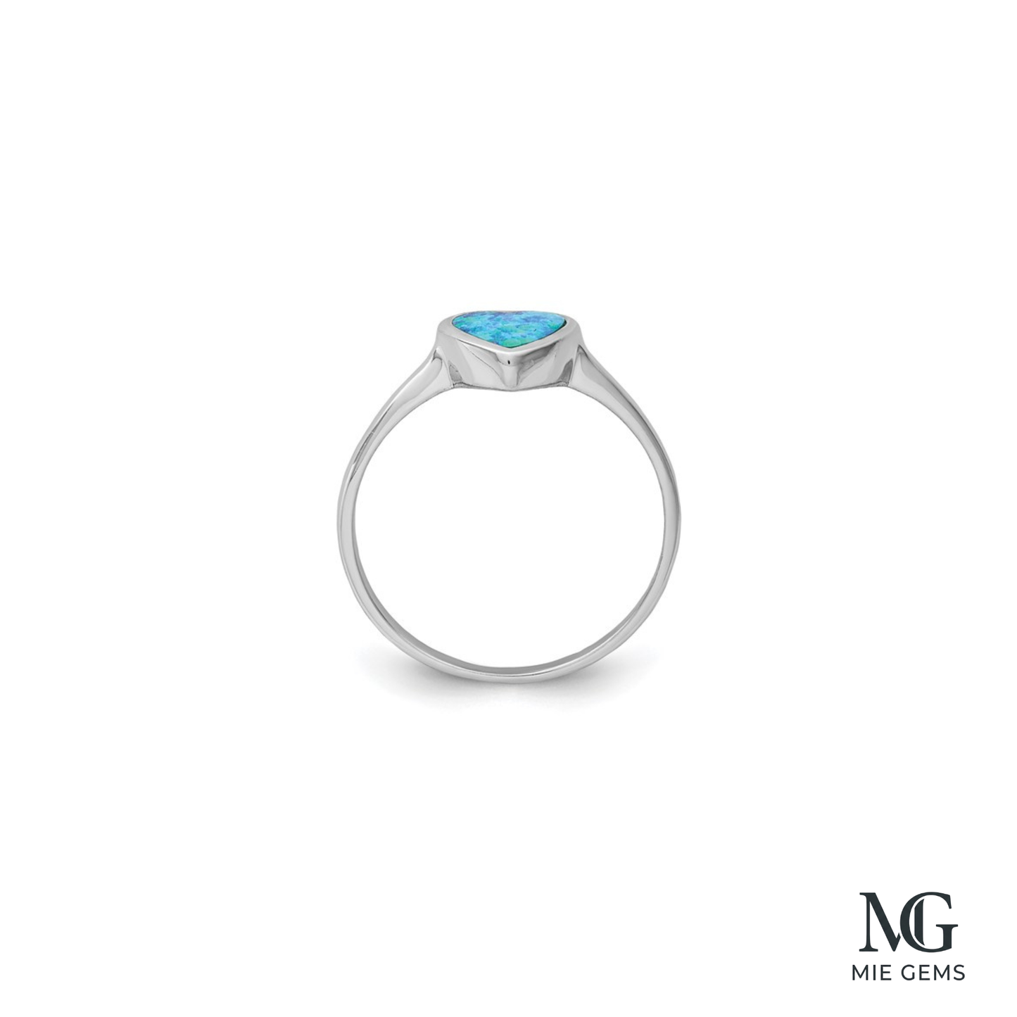 The Opal Heart Ring