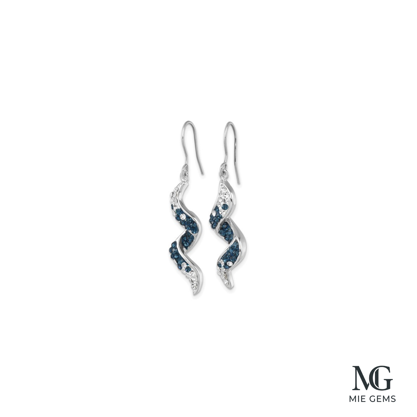 Midnight Serpentine Dangle Earrings