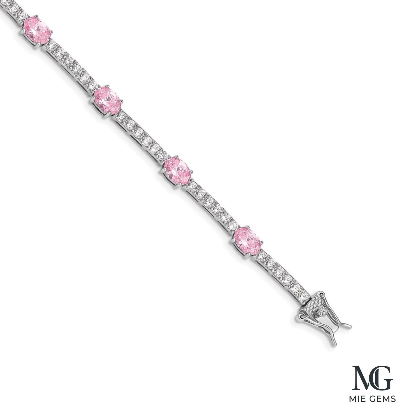 Éclat Rose Tennis Bracelet