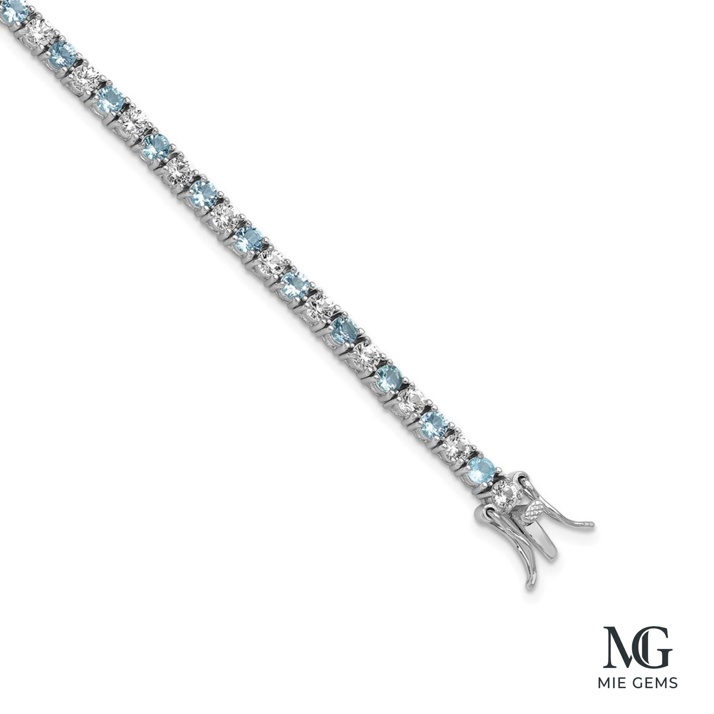 Ciel Bleu Tennis Bracelet