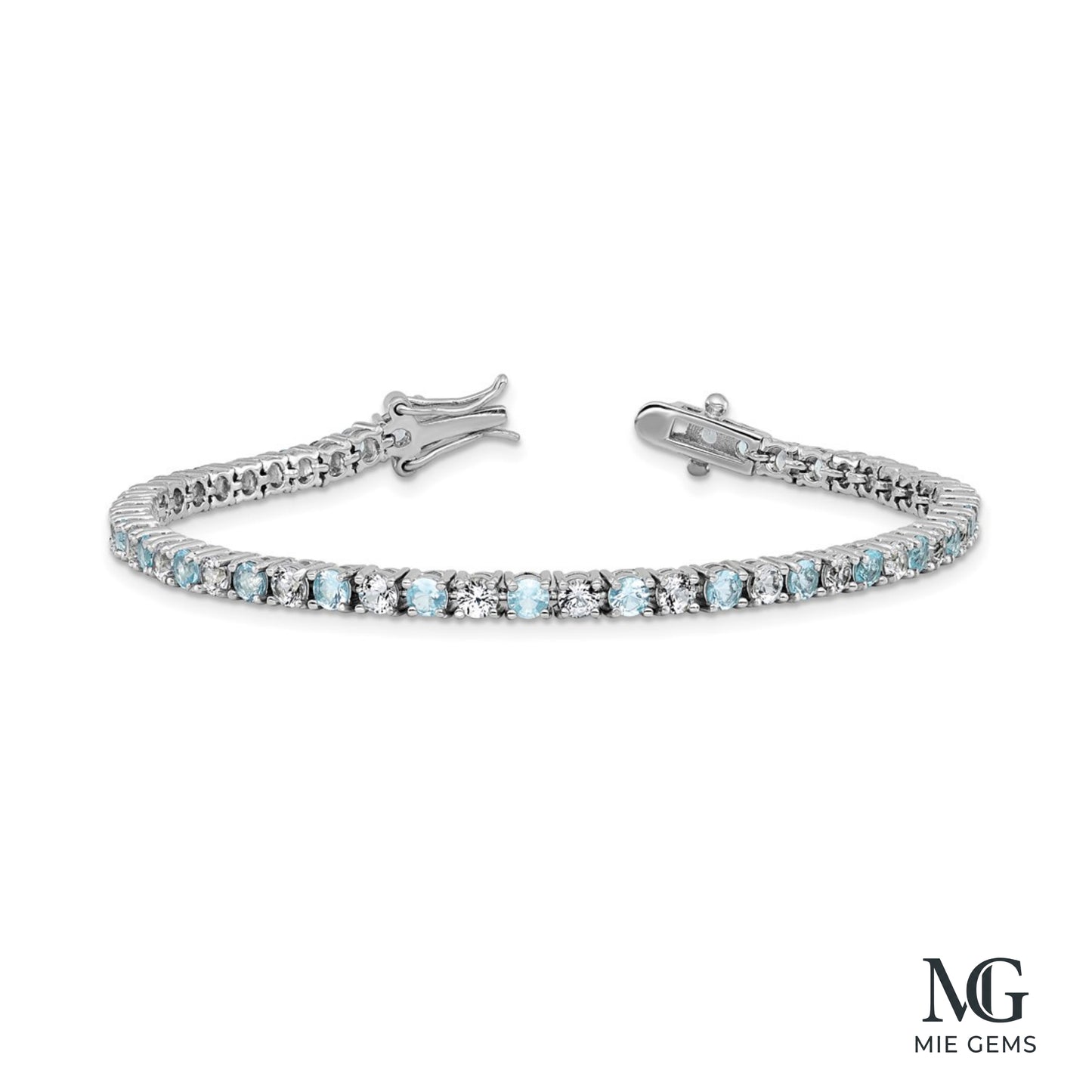 Ciel Bleu Tennis Bracelet