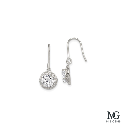 Eclat Halo Earrings