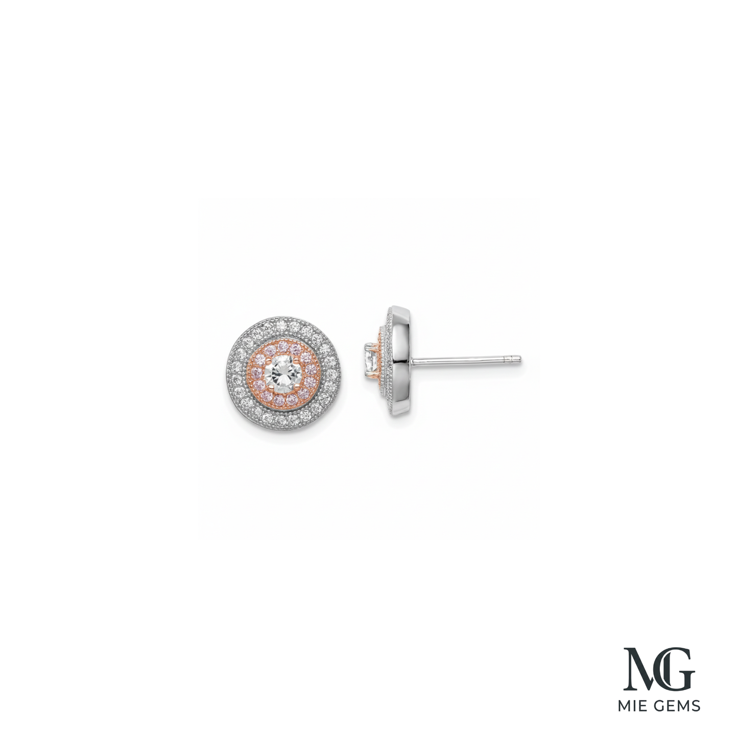 Rose Light Studs