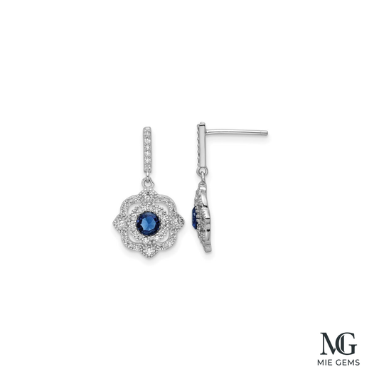 Bleu Royale Drop Earrings