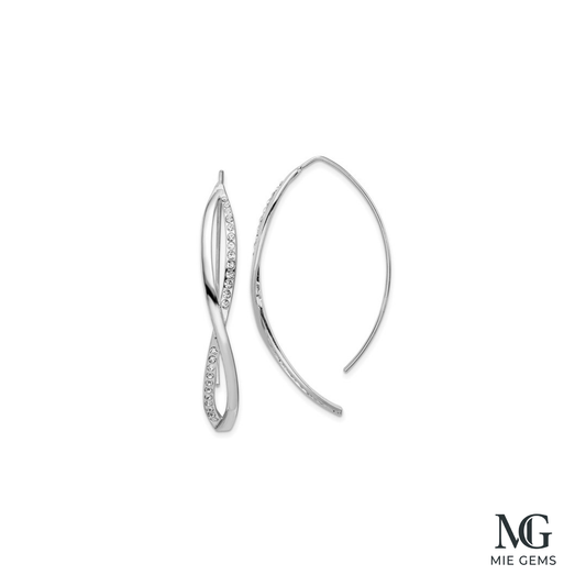The Silver Twist Earrings