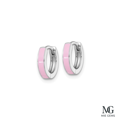 Petit Rose Hoops