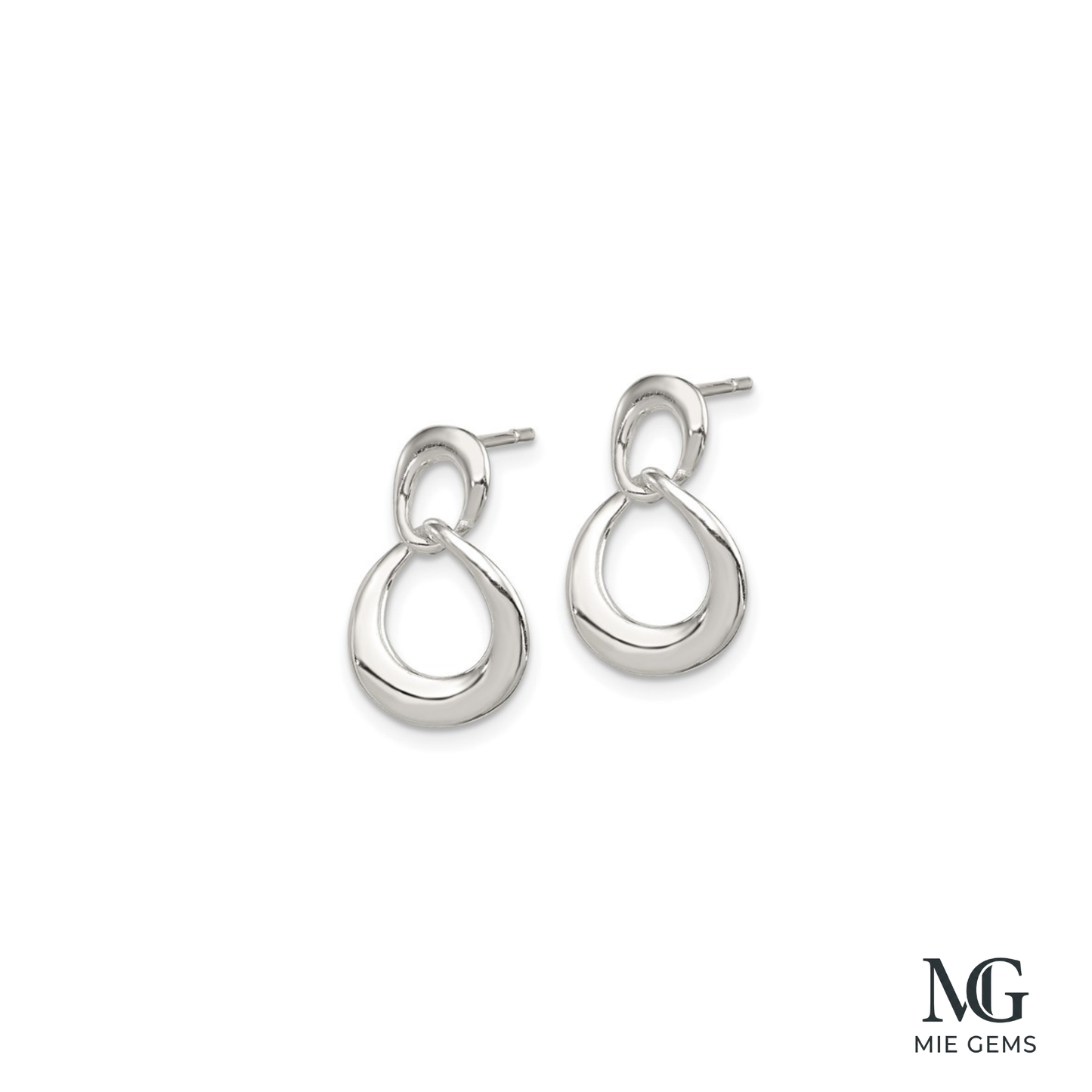 Chic Argenté Hoops
