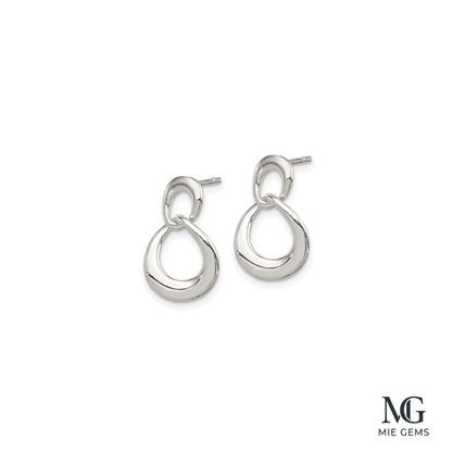 Chic Argenté Hoops