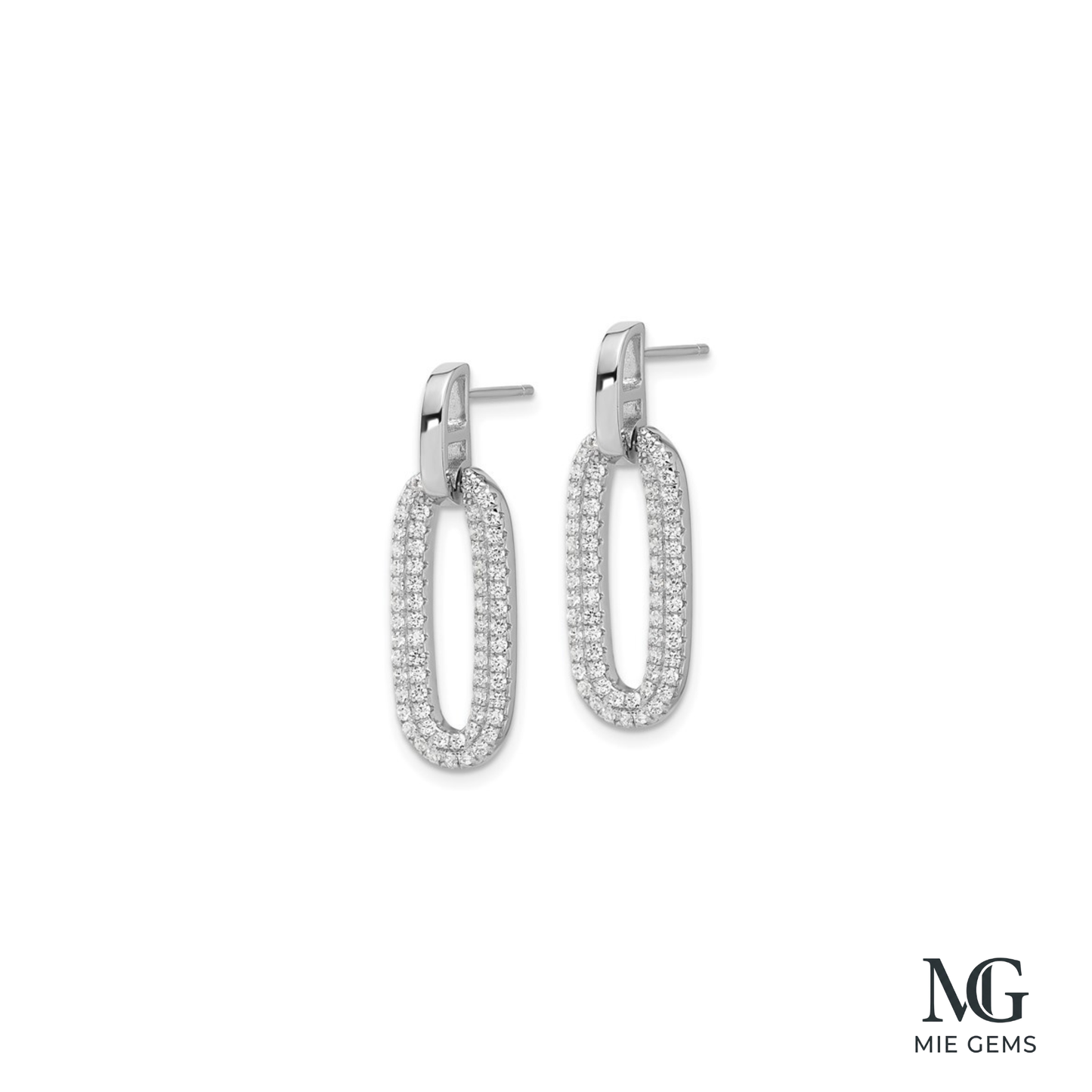 Eclat Oval Earrings