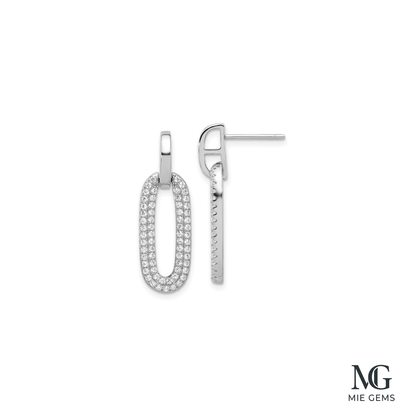 Eclat Oval Earrings