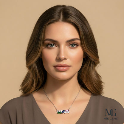 L’Eclat Multi-Gem Collier