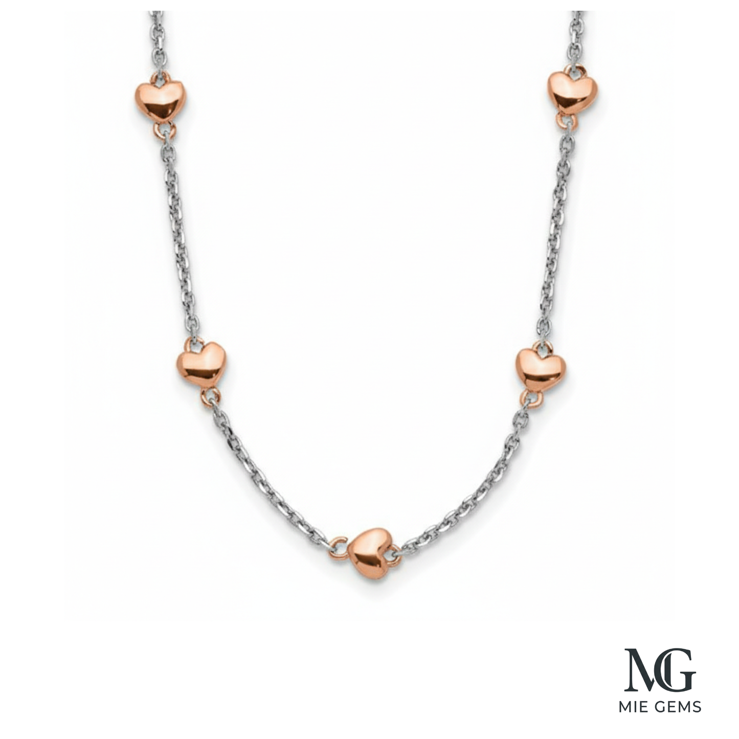 Coeur Rose Necklace