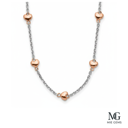Coeur Rose Necklace
