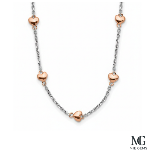 Coeur Rose Necklace