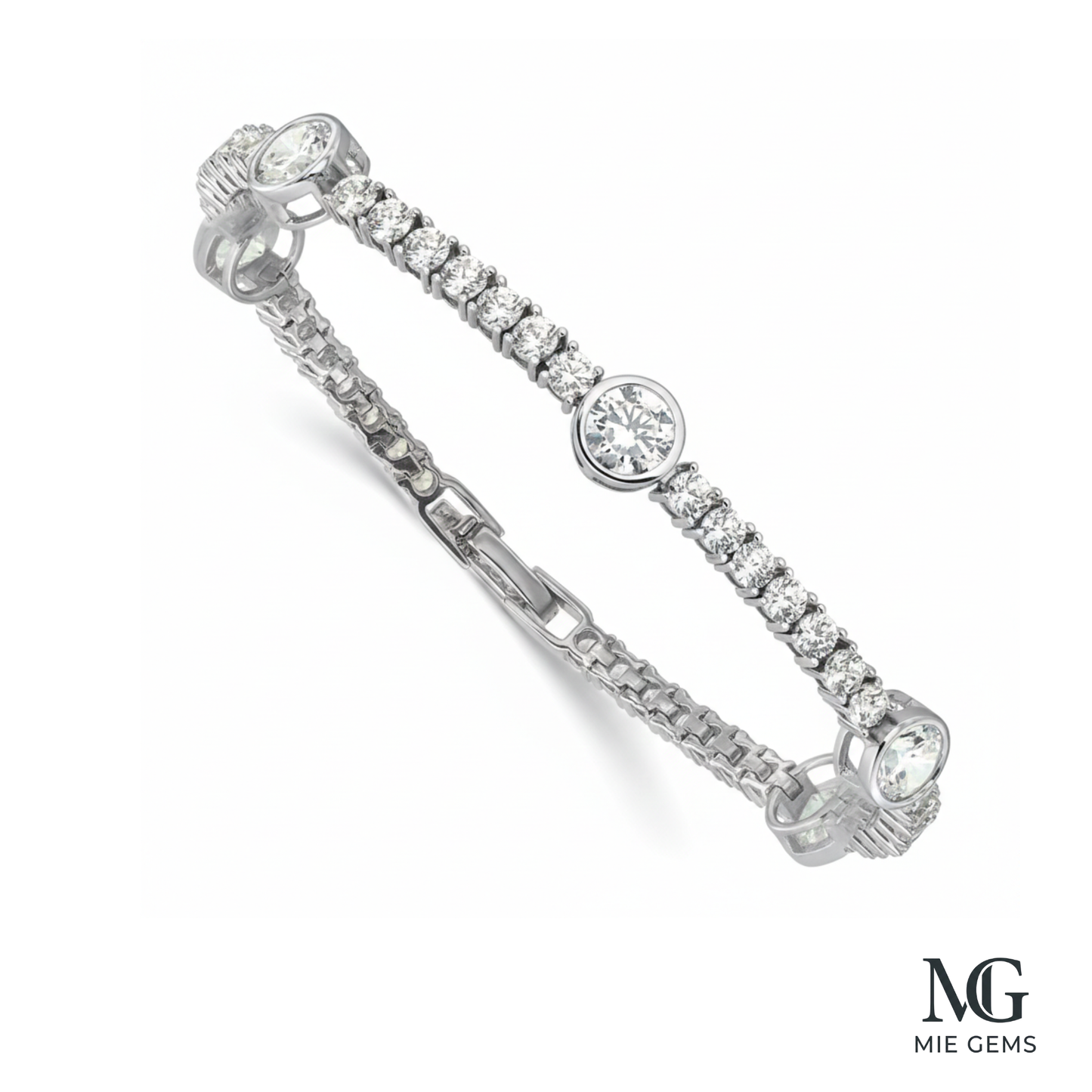 The Infinite Radiance Tennis Bracelet