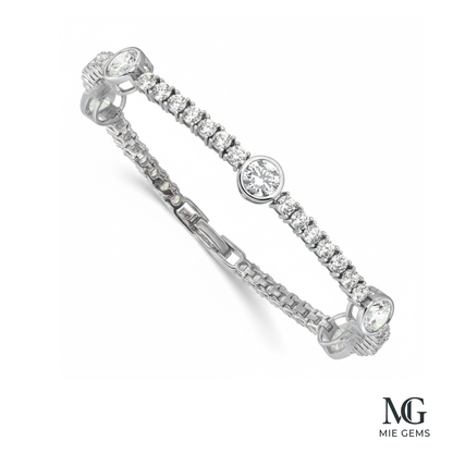The Infinite Radiance Tennis Bracelet