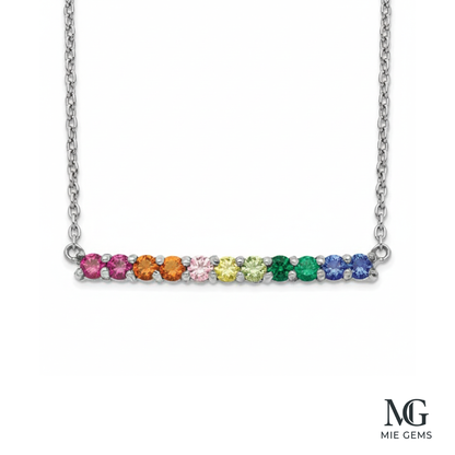 Arc-en-Ciel Gem Necklace