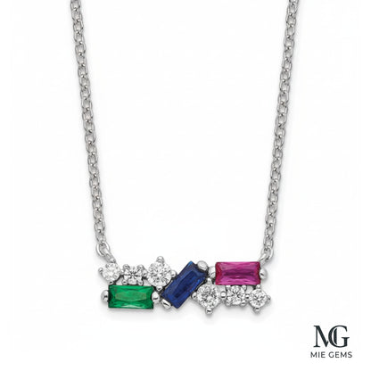L’Eclat Multi-Gem Collier