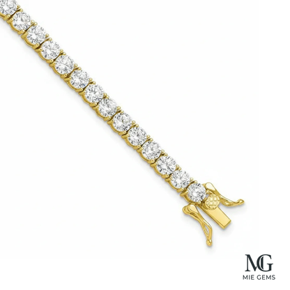 L'Éclat Golden Tennis Bracelet