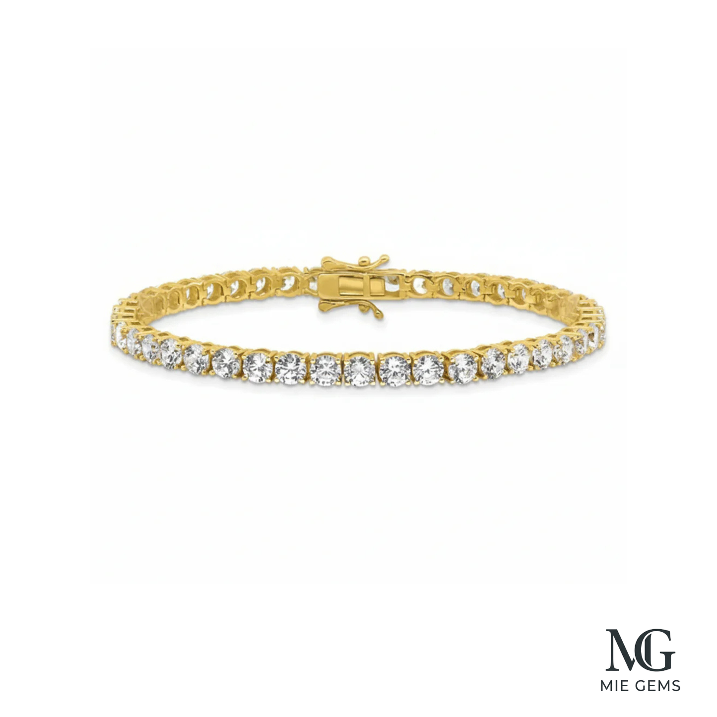 L'Éclat Golden Tennis Bracelet