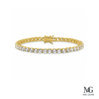 L'Éclat Golden Tennis Bracelet