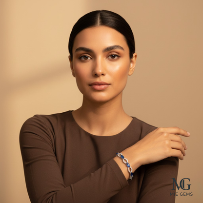 Éclat d'Azur Sapphire Bracelet