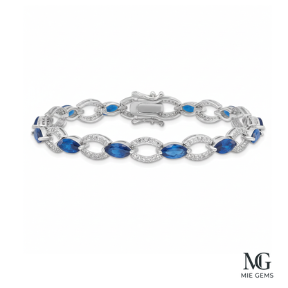 Éclat d'Azur Sapphire Bracelet