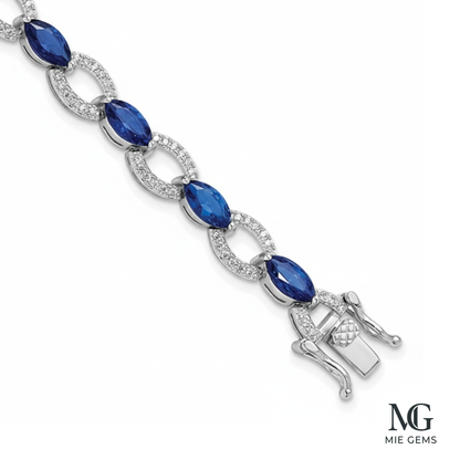 Éclat d'Azur Sapphire Bracelet