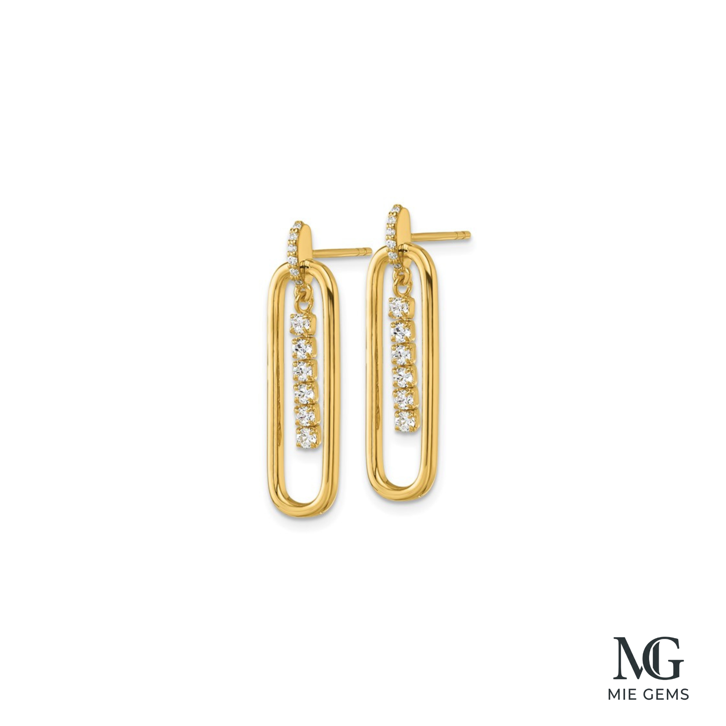 L’Ovale Éclat Drop Earrings