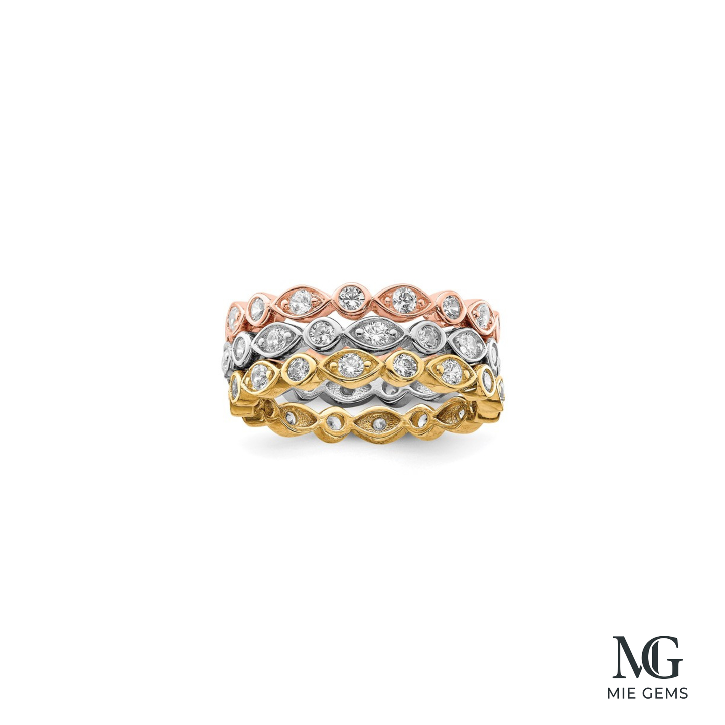 Éclat Stacking Bague