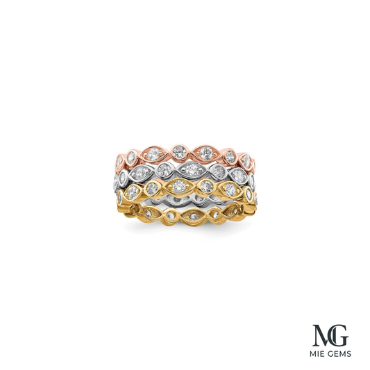 Éclat Stacking Bague