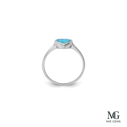 The Opal Heart Ring