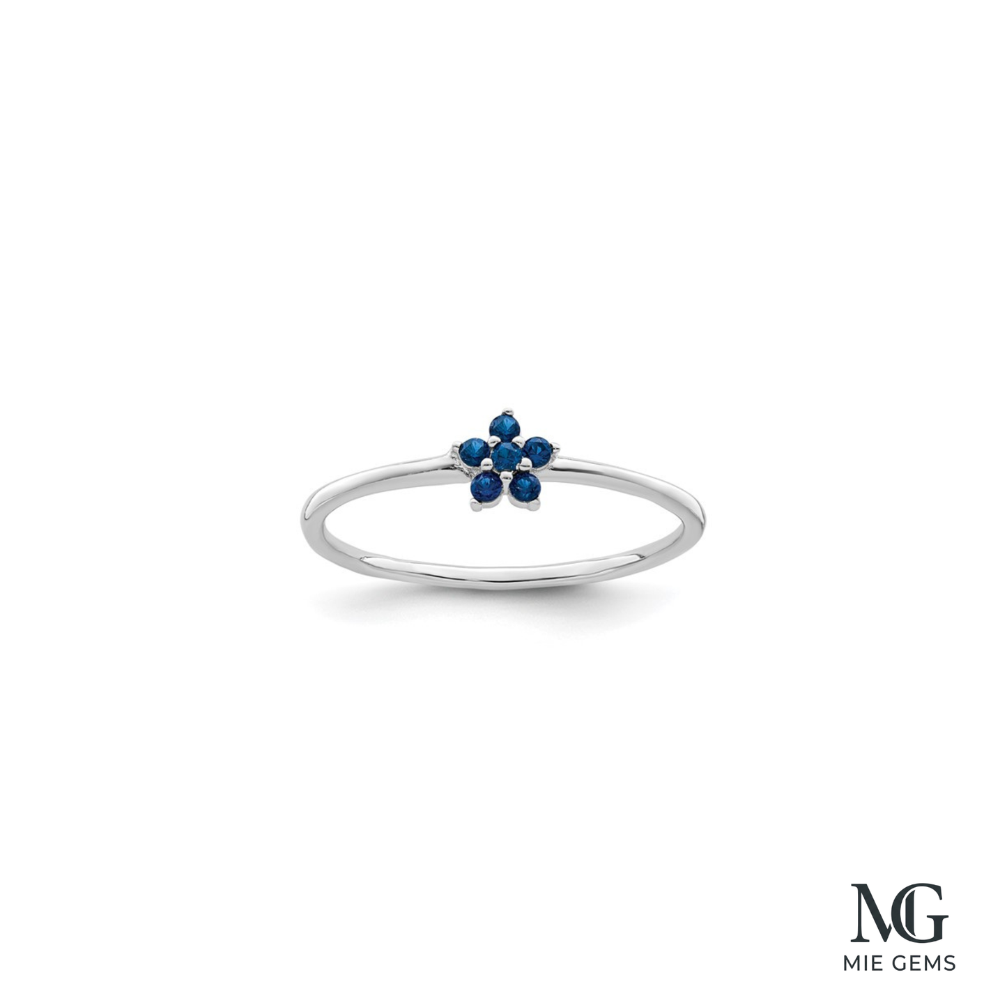 Floral Gem Bague