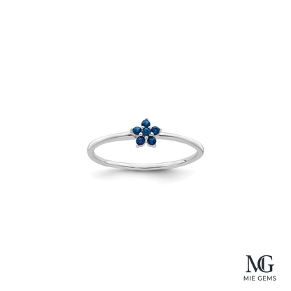 Floral Gem Bague
