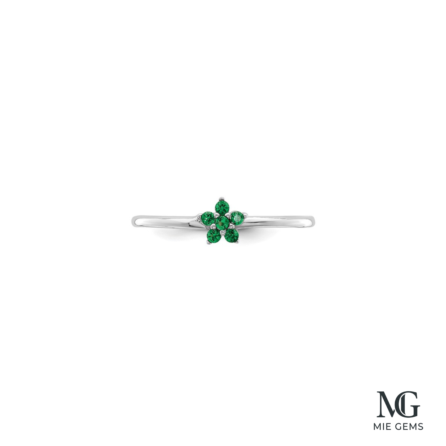 Floral Gem Bague