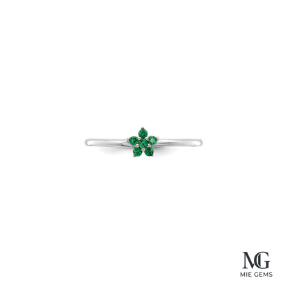 Floral Gem Bague