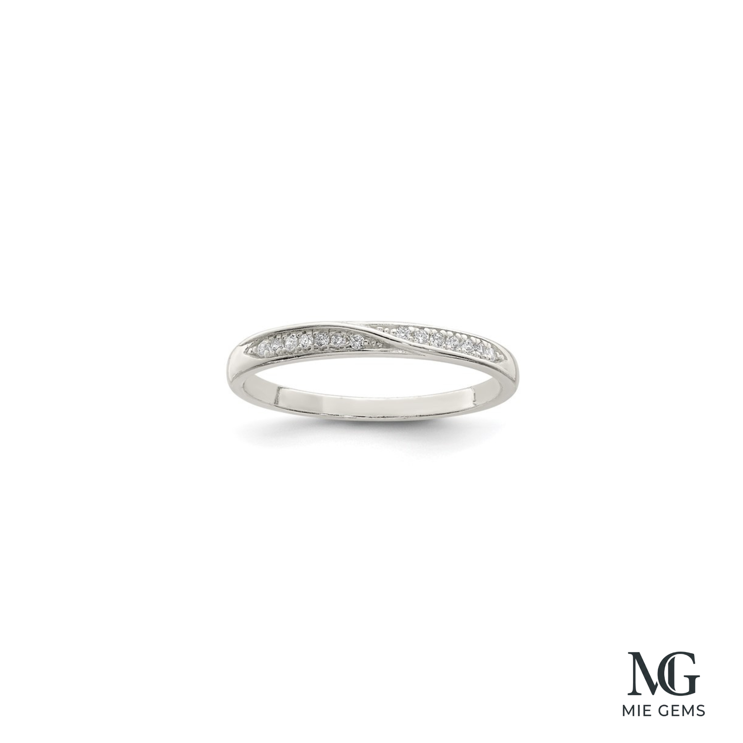 Éclat Intertwined Diamond Band