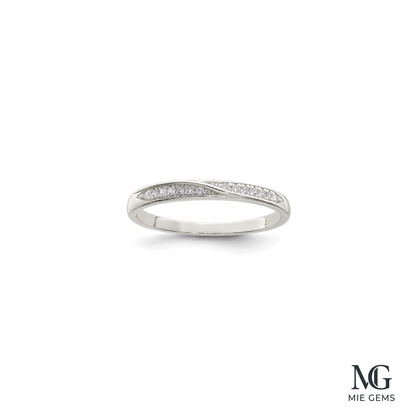Éclat Intertwined Diamond Band