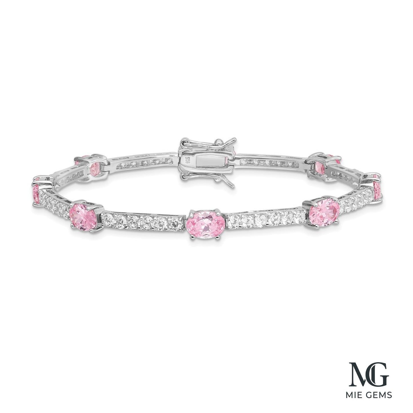 Éclat Rose Tennis Bracelet