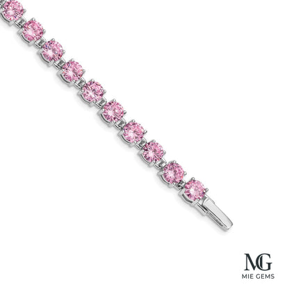 La Vie en Rose Tennis Bracelet